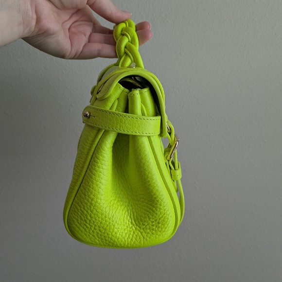 Mulberry Mini Alexa In Neon Yellow - Picture 2 of 16